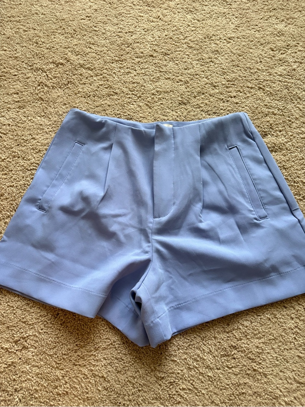 a new day Pastel Blue High Waist Tailored Shorts
